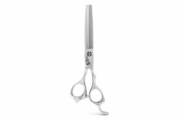 Polished 440c Scoop 6-inch 41-Tooth Texturizer