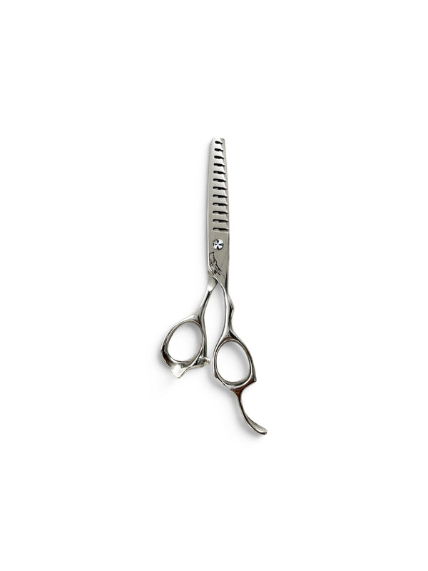 Polished 440c Scoop handle 6-inch 12-Tooth Texturizer
